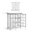 Bowery Hill Solid Wood 39 