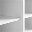 Bowery Hill Transitional Wood Entryway Storage Bench in White