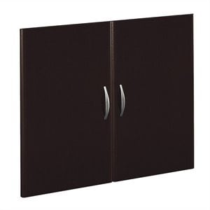 Bowery Hill Half-Height 2 Door Kit in Mocha Cherry - Engineered Wood