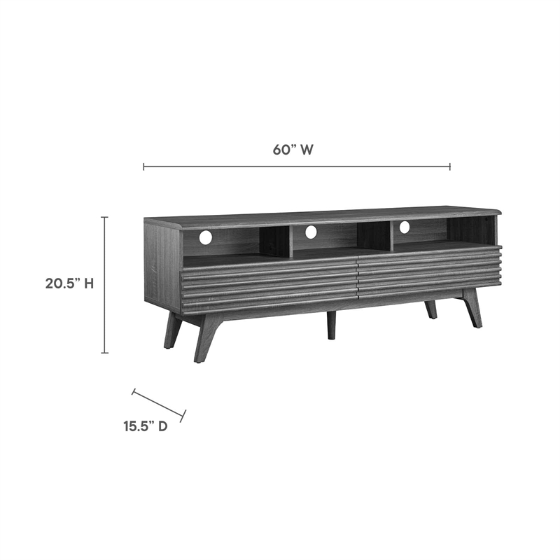 Bowery Hill Particleboard and Laminate TV Stand for TVs up to 66