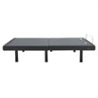 Bowery Hill Adjustable Queen Wireless Remote Bed Base in Gray/Black