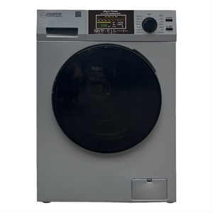 Bowery Hill Contemporary 1. 62cf Plastic Washer Dryer in Silver