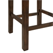 Bowery Hill Multipurpose Bar Table Set in Dark Walnut with USB Ports