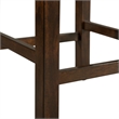 Bowery Hill Multipurpose Bar Table Set in Dark Walnut with USB Ports