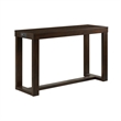 Bowery Hill Multipurpose Bar Table Set in Dark Walnut with USB Ports