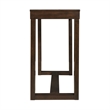 Bowery Hill Multipurpose Bar Table Set in Dark Walnut with USB Ports