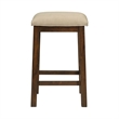 Bowery Hill Multipurpose Bar Table Set in Dark Walnut with USB Ports