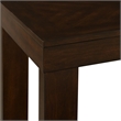 Bowery Hill Multipurpose Bar Table Set in Dark Walnut with USB Ports