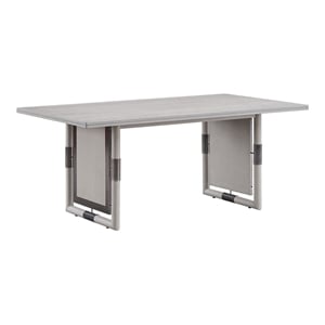 Bowery Hill Contemporary Wood Rectangular Dining Table in Natural