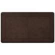 Bowery Hill Wood Rectangular Coffee Table with Floral Trim in Cherry
