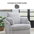 Bowery Hill Contemporary Polyester Next-Gen Nuvella Swivel Power Recliner