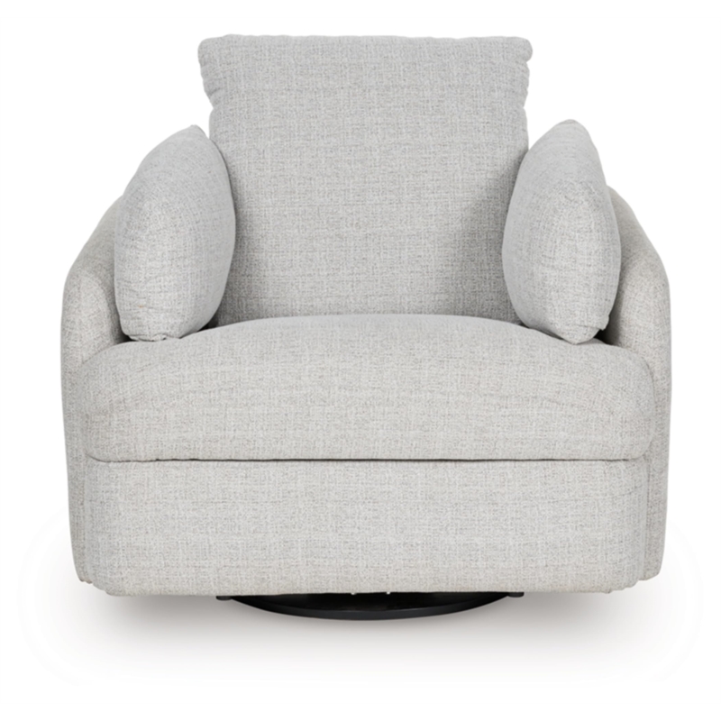 Bowery Hill Contemporary Polyester Next-Gen Nuvella Swivel Power Recliner