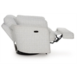Bowery Hill Contemporary Polyester Next-Gen Nuvella Swivel Power Recliner
