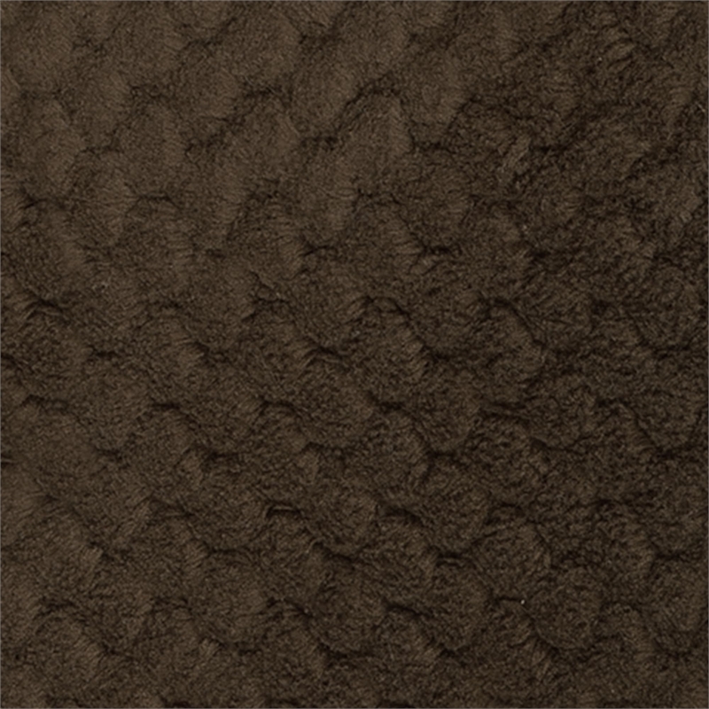 Bowery Hill Contemporary Polyester Brown Power Reclining Loveseat