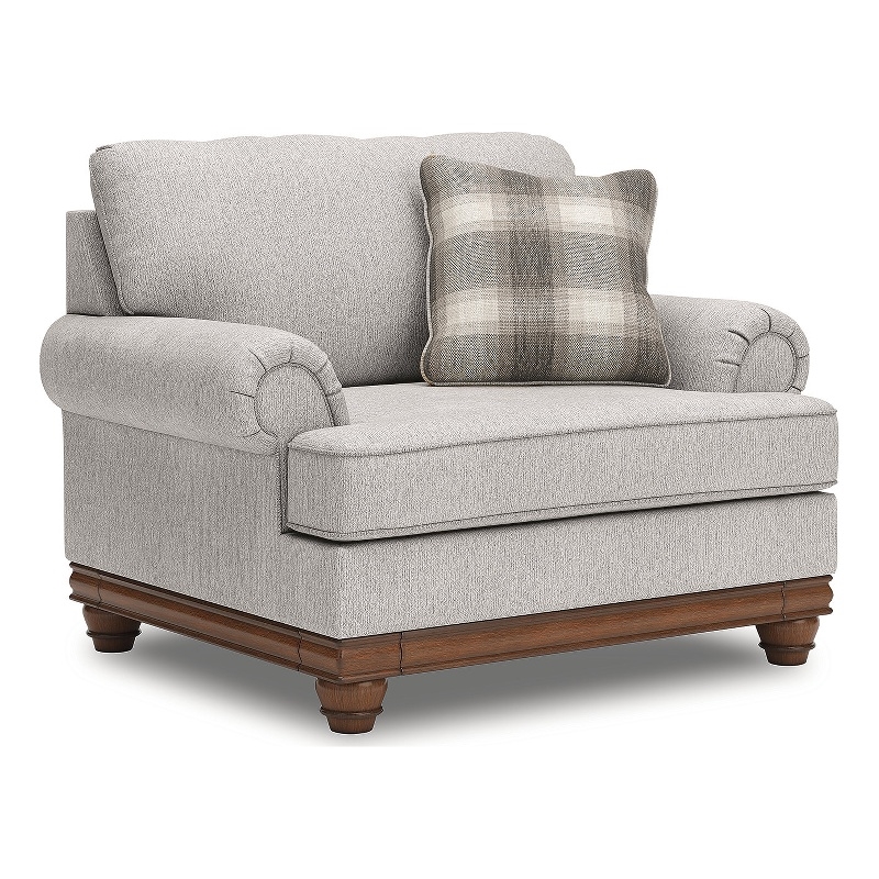 Bowery Hill Modern / Contemporary Polyester Beige Oversized Chair