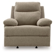 Bowery Hill Modern / Contemporary Polyester Beige Finish Recliner