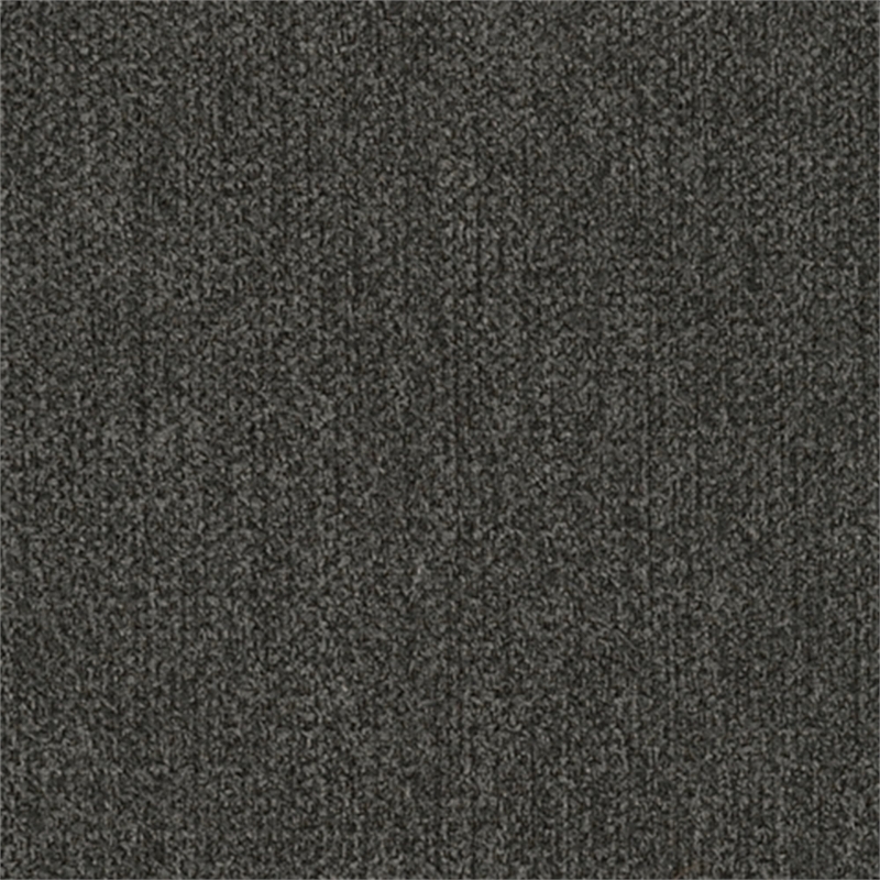 Bowery Hill Contemporary Polyester Gray Reclining Sofa with Drop Down Table