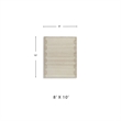 Bowery Hill Modern / Contemporary Wool Beige Finish Large Rug