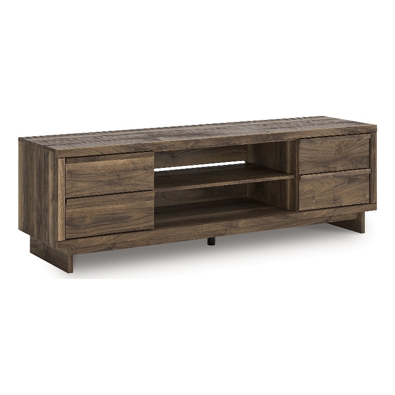 Bowery Hill Contemporary Engineered Wood Brown 72