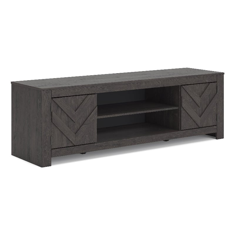 Bowery Hill Contemporary Engineered Wood Black 71