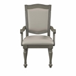 Bowery Hill Transitional Wood 9-Piece Extendable Dining Set in Gray