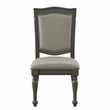 Bowery Hill Transitional Wood 9-Piece Extendable Dining Set in Gray