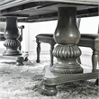 Bowery Hill Transitional Wood 9-Piece Extendable Dining Set in Gray