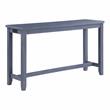Bowery Hill Transitional Wood 4-Piece Counter Height Dining Set in Blue