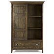 Bowery Hill Relaxed Traditional Toasted Nutmeg Sliding Door Chest