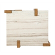 Bowery Hill Contemporary Honey Wheat Wood Rectangular End Table