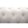 Bowery Hill 2-piece Microfiber Living Room Sofa Set In White