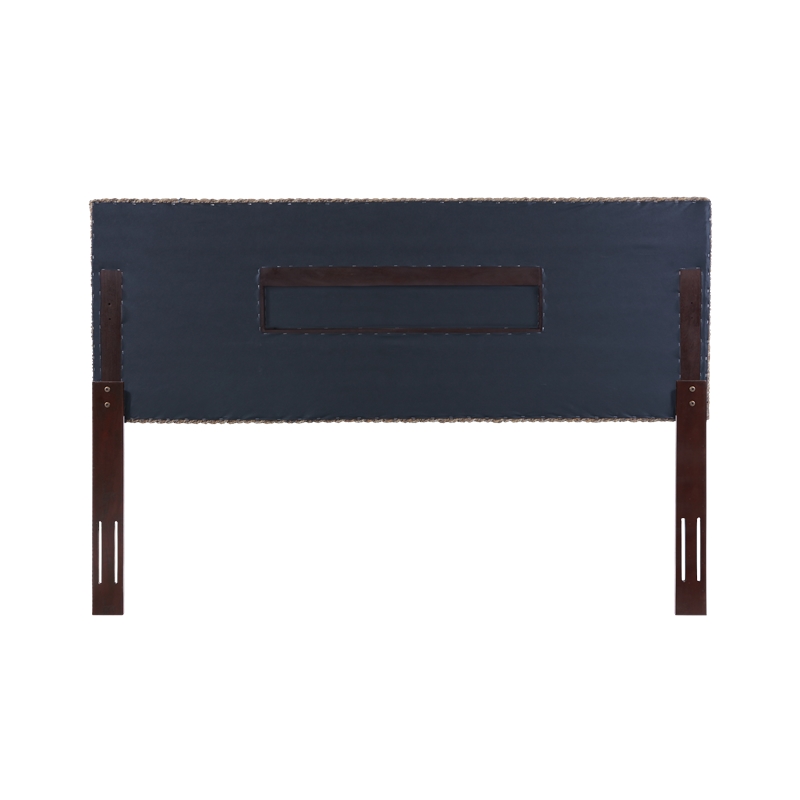 Bowery Hill Contemporary King Banana Leaf Panel Headboard in Natural