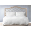 Bowery Hill Contemporary Handwoven Rattan Headboard in Natural
