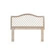 Bowery Hill Contemporary Handwoven Rattan Headboard in Natural