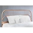 Bowery Hill Contemporary Handwoven Rattan Headboard in Natural
