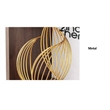 Bowery Hill Gold Resin Geometric Metal Sculpture Tabletop Decor