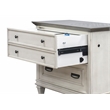 Bowery Hill Set of 2 L-Desk and Return Writing Table & Lateral Filing Cabinet