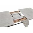 Bowery Hill Traditional Counter Dining Table in Soft Alabaster