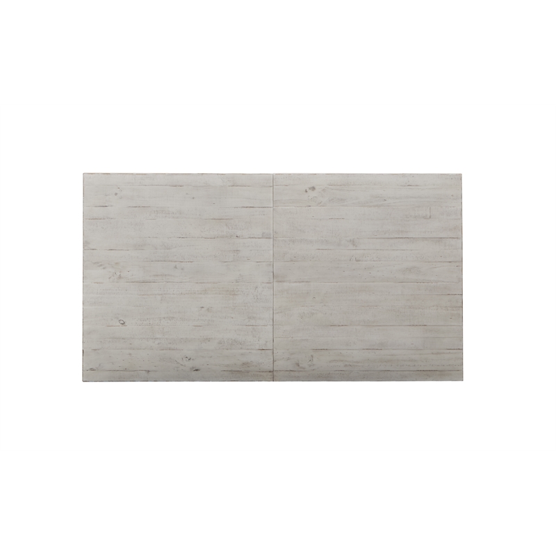 Bowery Hill Traditional Counter Dining Table in Soft Alabaster