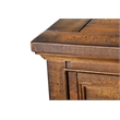 Bowery Hill Transitional Lift Top Storage Cocktail Table with Casters