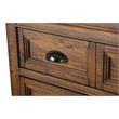 Bowery Hill Transitional Lift Top Storage Cocktail Table with Casters