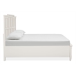 Bowery Hill Traditional Egg Shell White Queen Panel Storage Bed