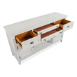 Bowery Hill Transitional Chalk White And Dovetail Grey Buffet
