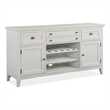 Bowery Hill Transitional Chalk White And Dovetail Grey Buffet