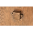 Bowery Hill Transitional Wood Belgian Wheat Trestle Dining Table