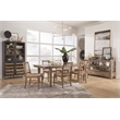 Bowery Hill Transitional Belgian Wheat Paper Cord Side Chair Two Pack