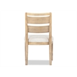 Bowery Hill Transitional Butternut Upholstered Side Chair Two Pack