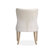 Bowery Hill Transitional Brown Upholstered Host Chair Two Pack
