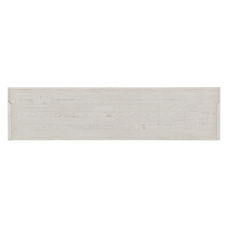 Bowery Hill Traditional Pine Veneer and Pine Solids Alabaster Console