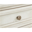 Bowery Hill Pine Veneer and Pine Solids Alabaster Chairside End Table